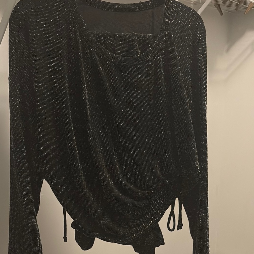 Black Glitter Women's Jumpsuit